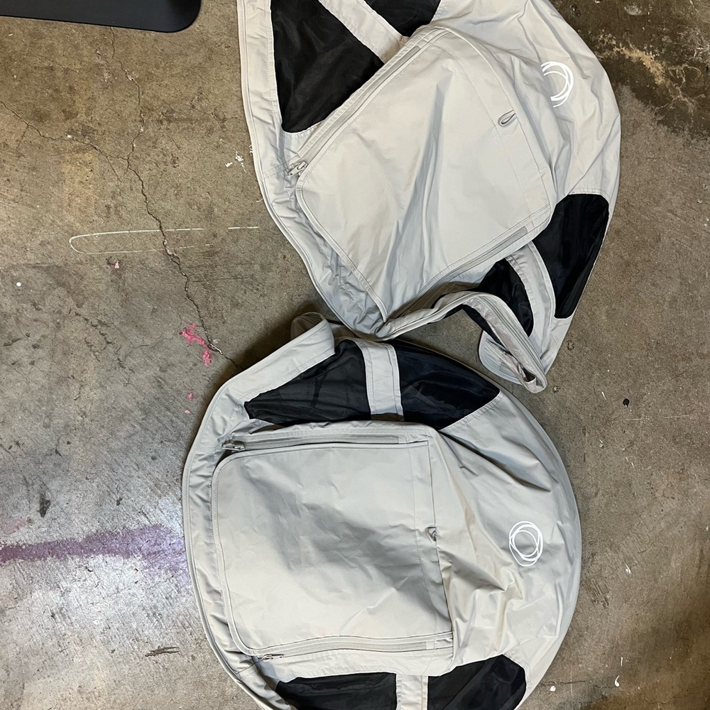 Pair of bugaboo donkey sun breeze canopys